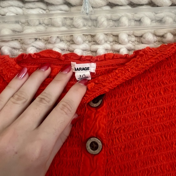 GARAGE Small Orange Jumpsuit / Romper - Picture 2 of 4